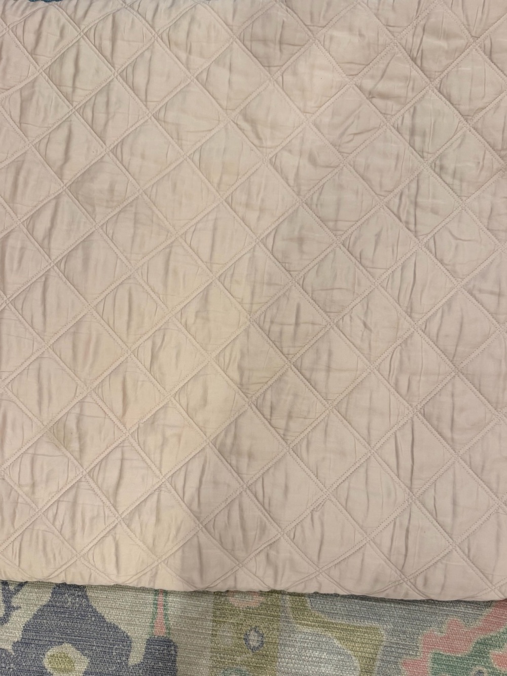 Pine Cone Hill Pale Blush Diamond Quilted Bedspread